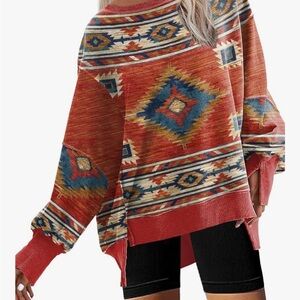 Trendy Oversized Sweatshirt